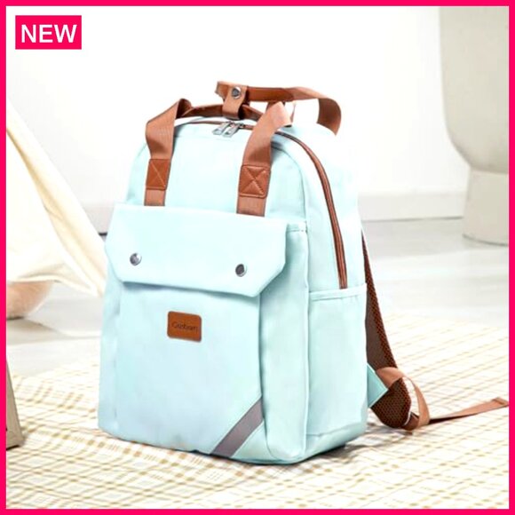 Lightweight Travel Backpack with USB Port, Laptop Compartment, Luggage Strap - Picture 3 of 8